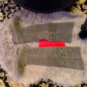 Joie Olive suede over the knee boots   Great condition